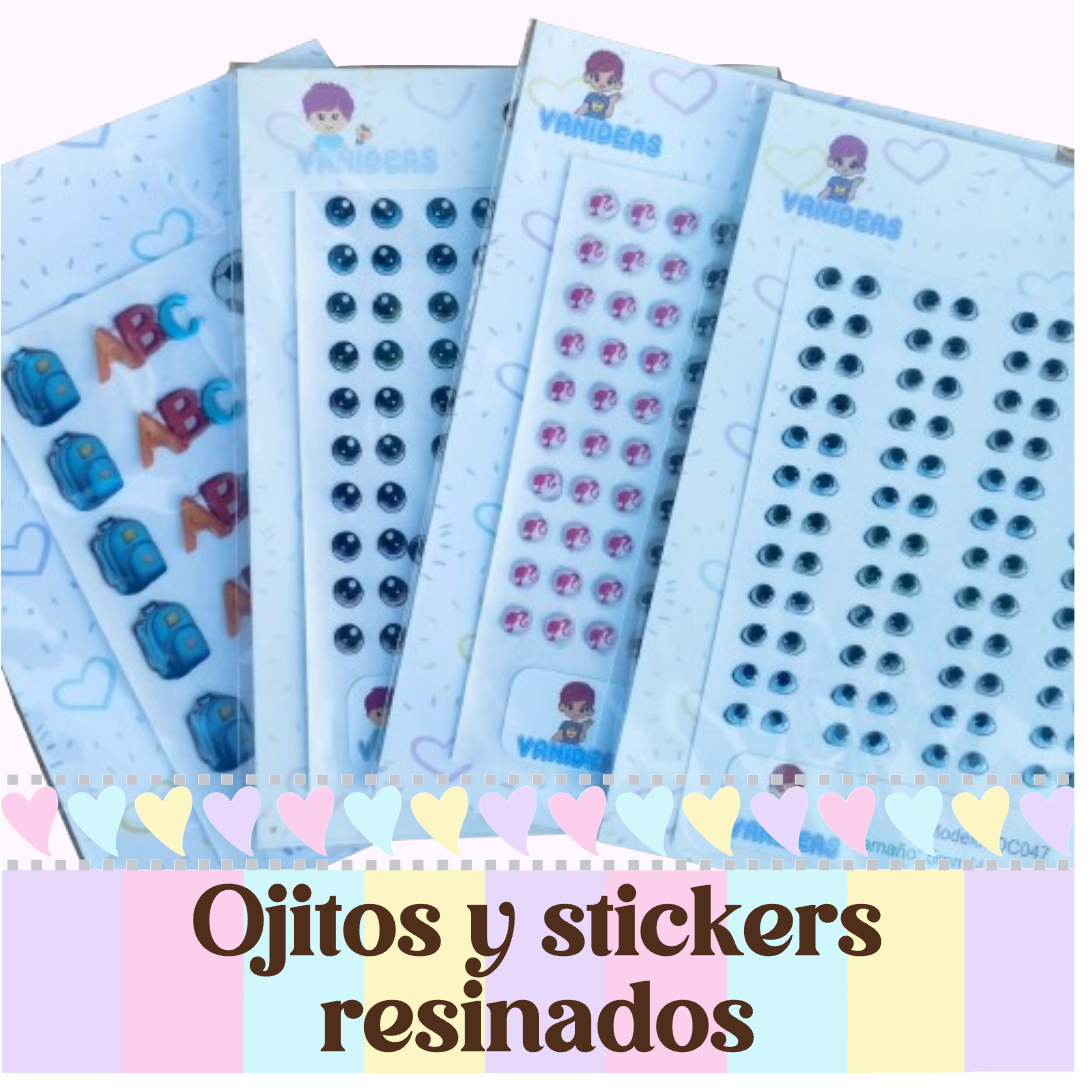 Ojitos resinados