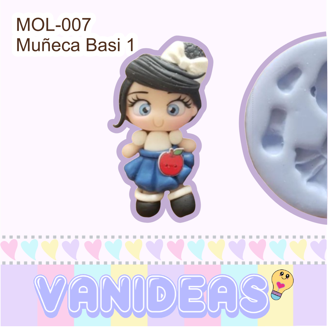 Molde 007 - Muñeca Basi 1