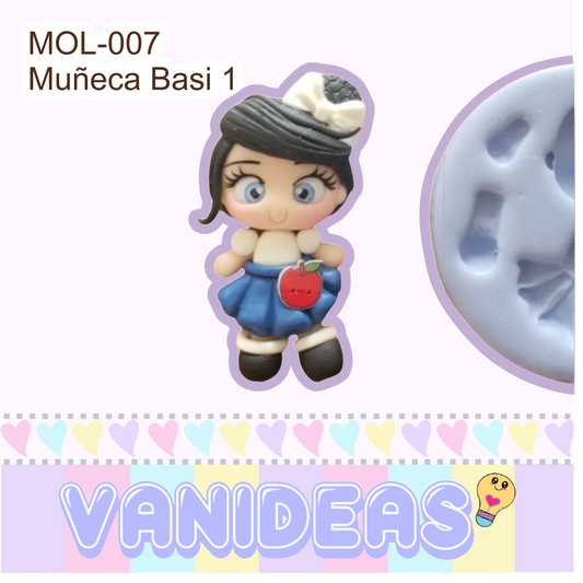 Molde 007 - Muñeca Basi 1