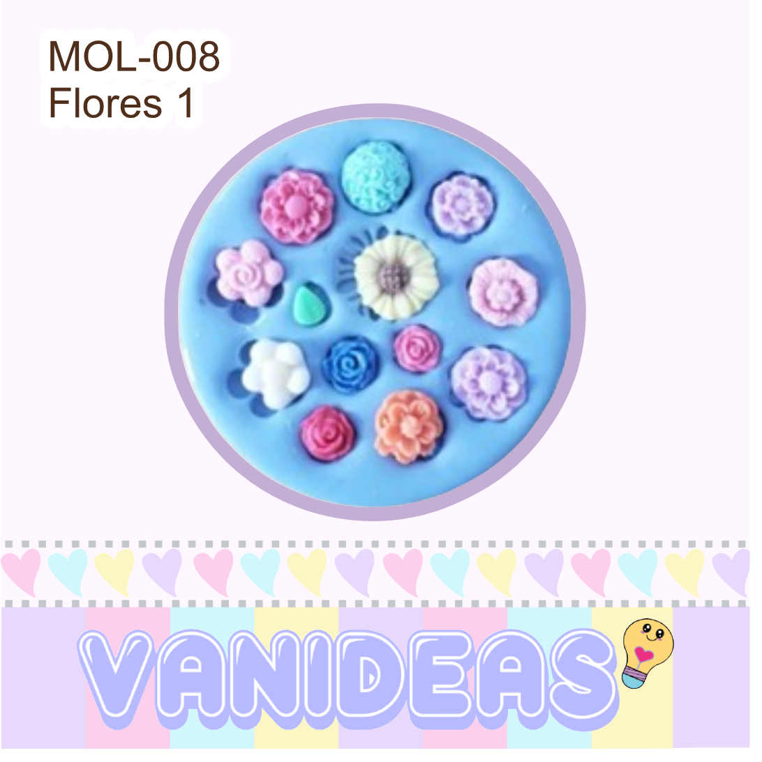 Molde 008 - Florecitas 1