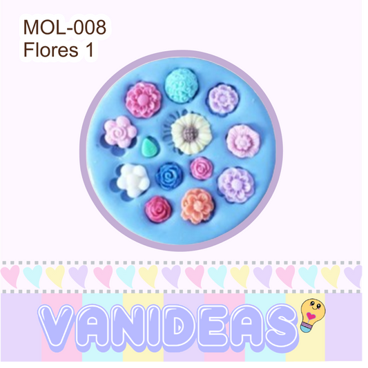 Molde 008 - Florecitas 1