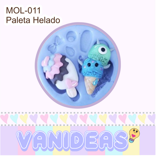 Molde 011 - Paleta Helado