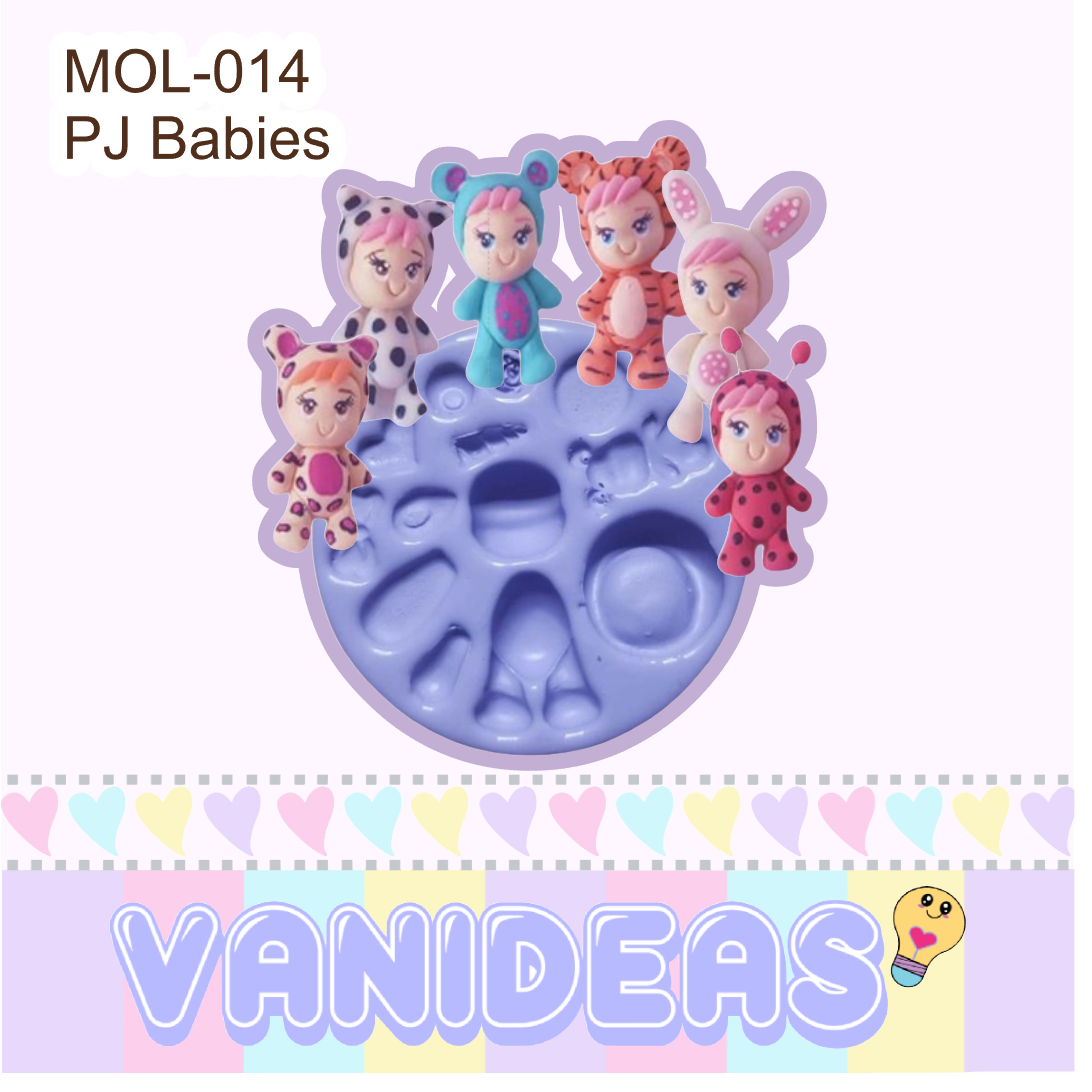 Molde 014 - PJ Babies