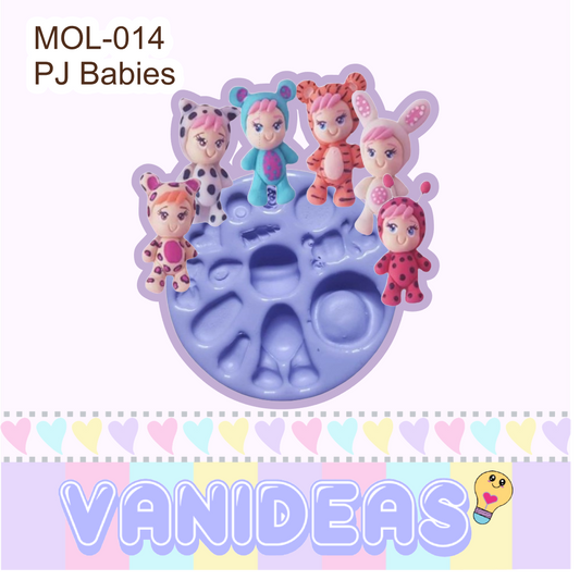 Molde 014 - PJ Babies