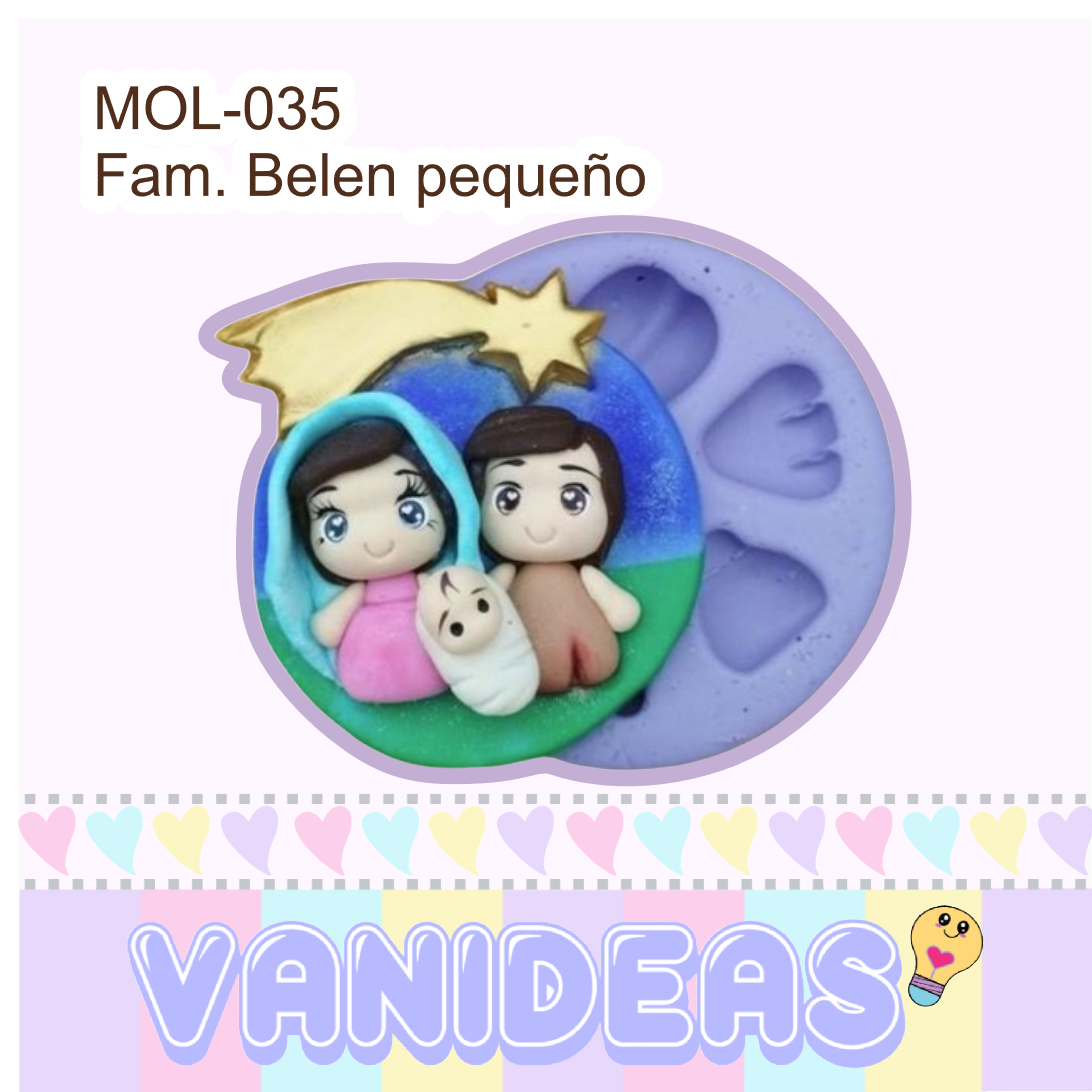 Molde 035 - Familia Belen pequeño