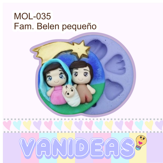 Molde 035 - Familia Belen pequeño