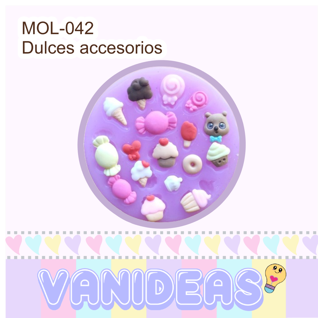 Molde 042 - Dulces accesorios