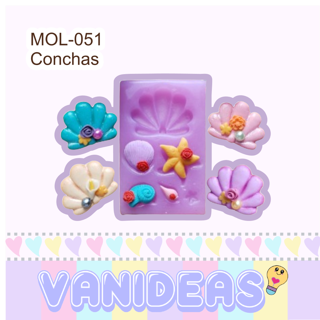 Molde 051 - Conchas