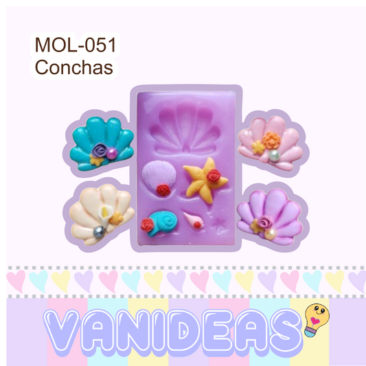 Molde 051 - Conchas