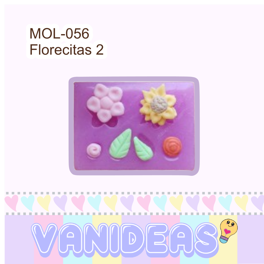 Molde 056 - Florecitas 2