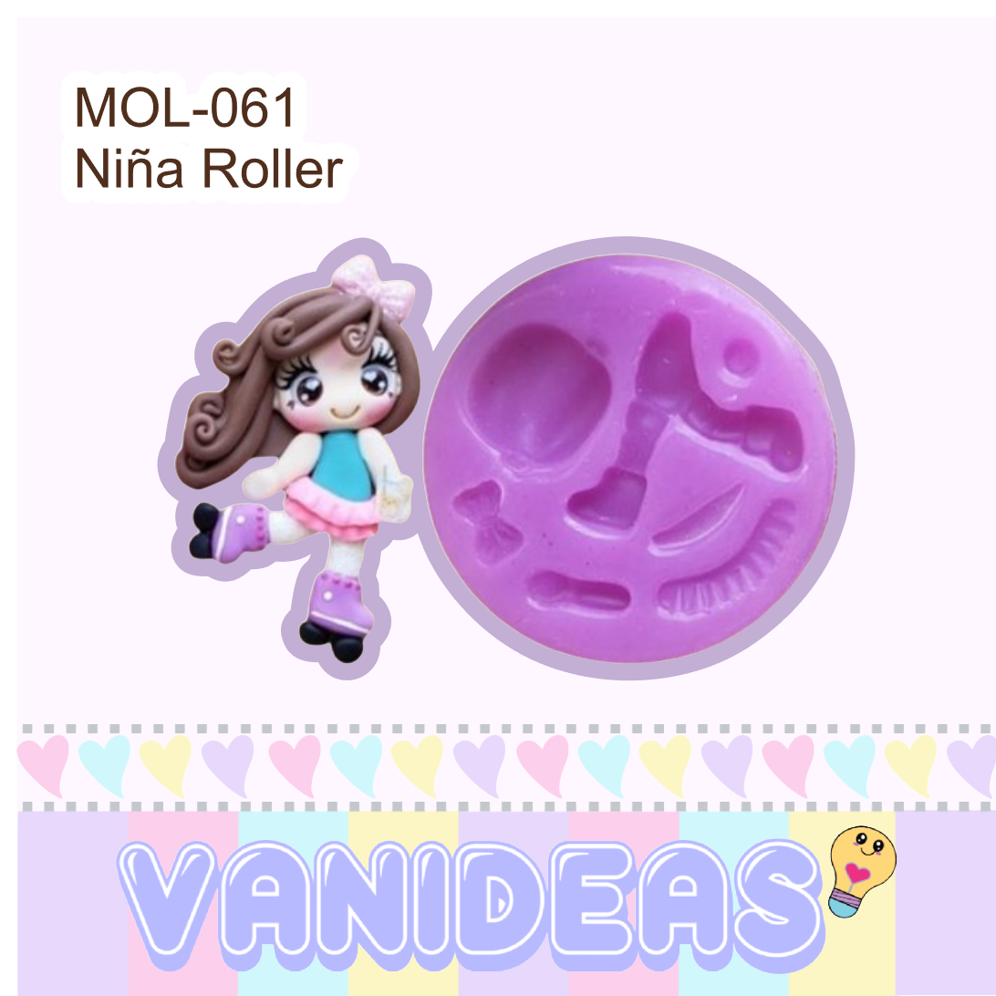 Molde 061 - Niña Roller