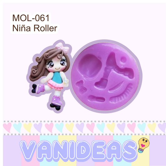 Molde 061 - Niña Roller