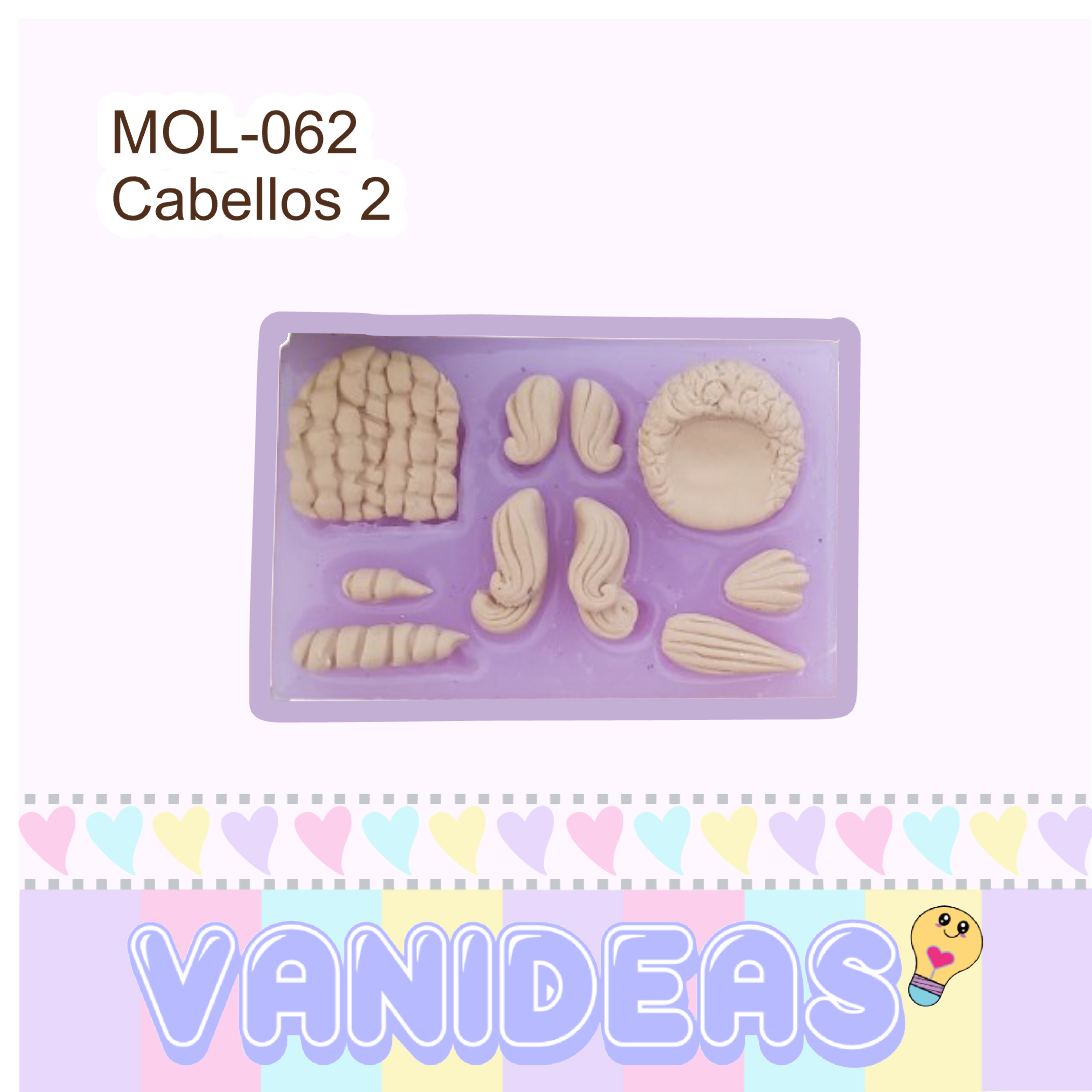 Molde 062 - Cabellos 2