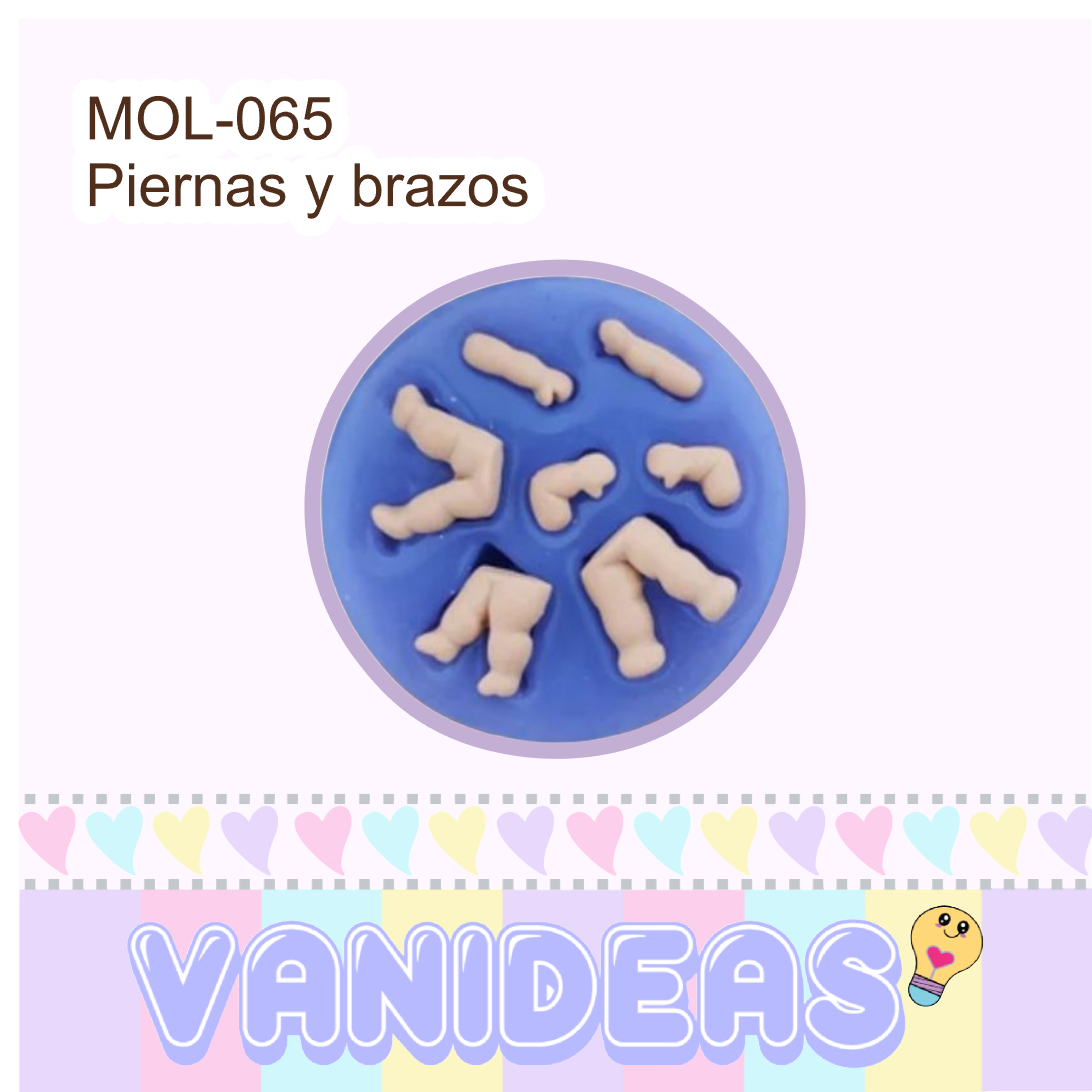 Molde 065 - Piernas y brazos