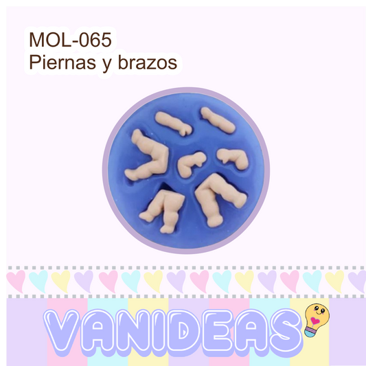 Molde 065 - Piernas y brazos