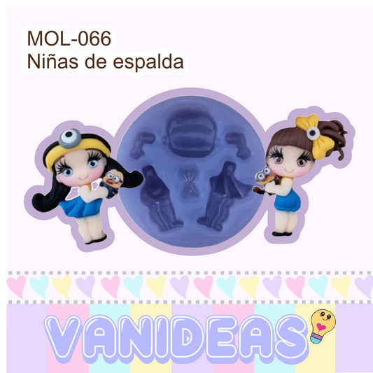 Molde 066 - Niñas de espalda