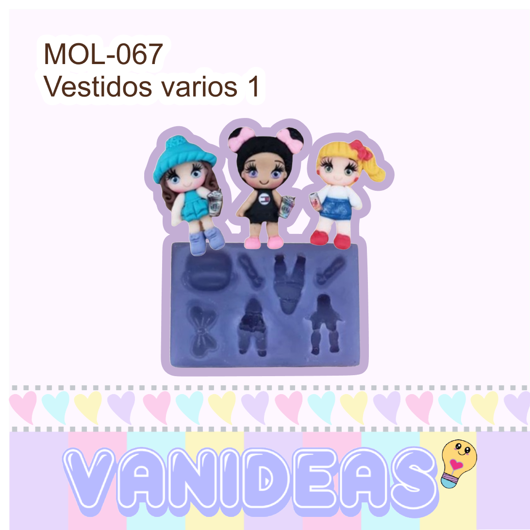 Molde 067 - Vestidos varios 1