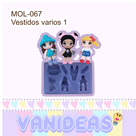 Molde 067 - Vestidos varios 1