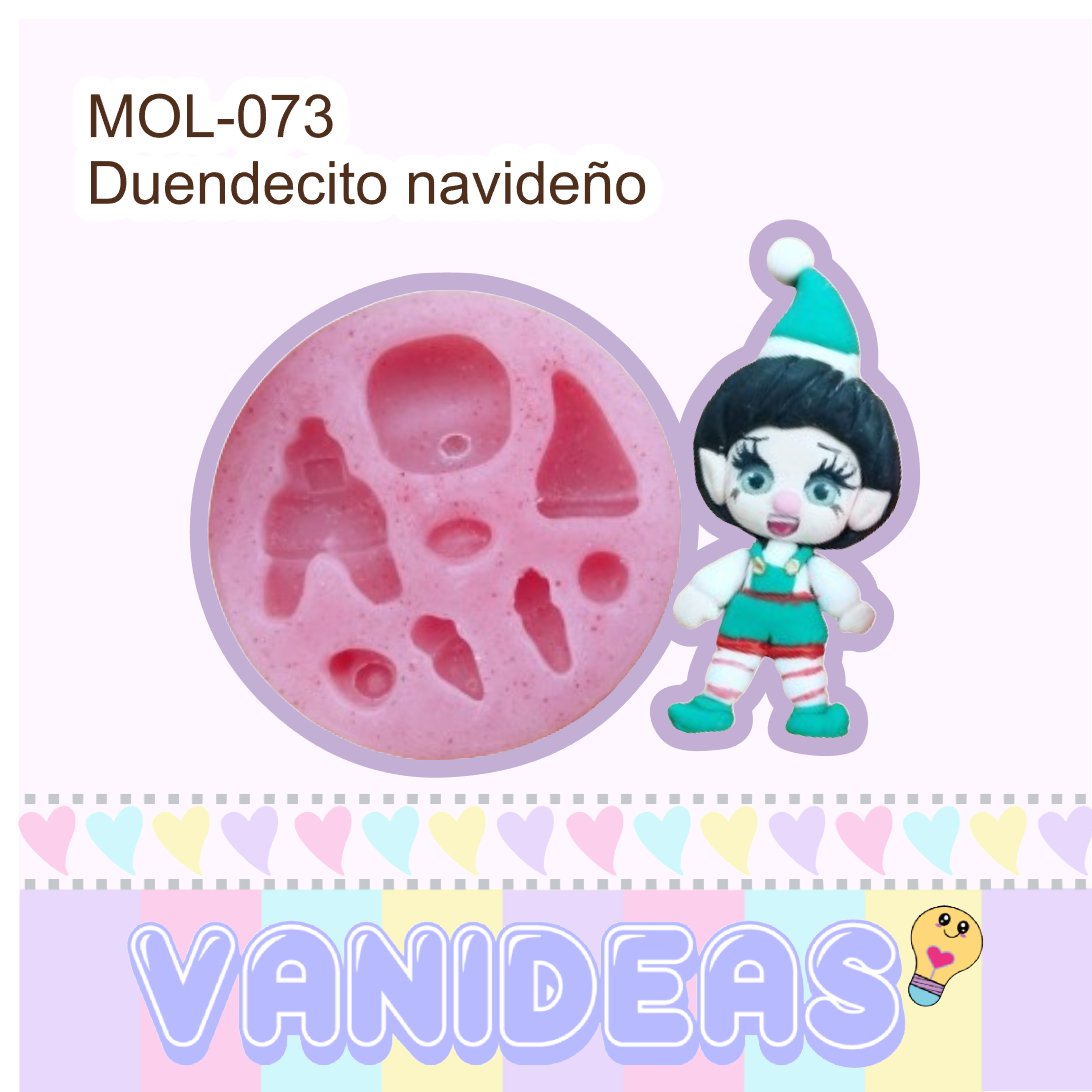 Molde 073 - Duendecito navideño