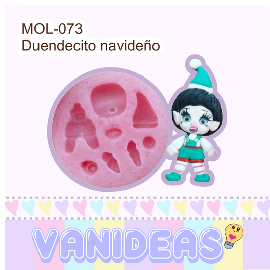 Molde 073 - Duendecito navideño