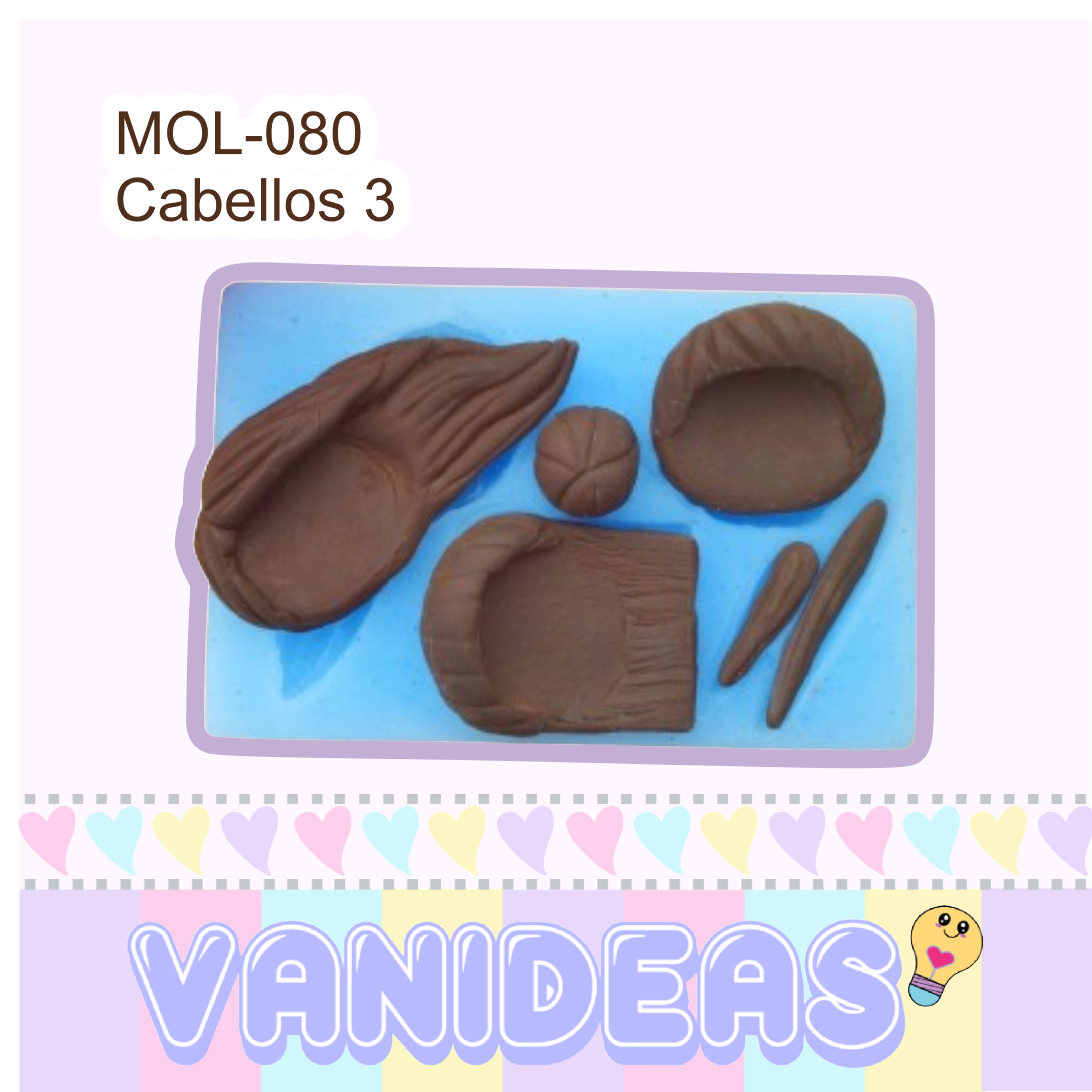 Molde 080 - Cabellos 3