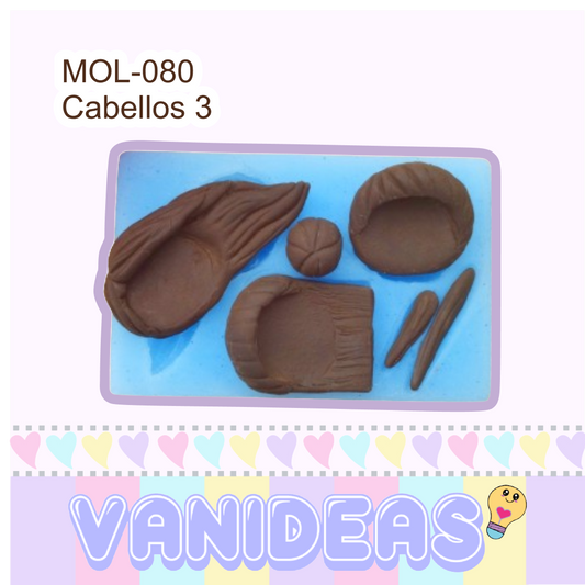 Molde 080 - Cabellos 3