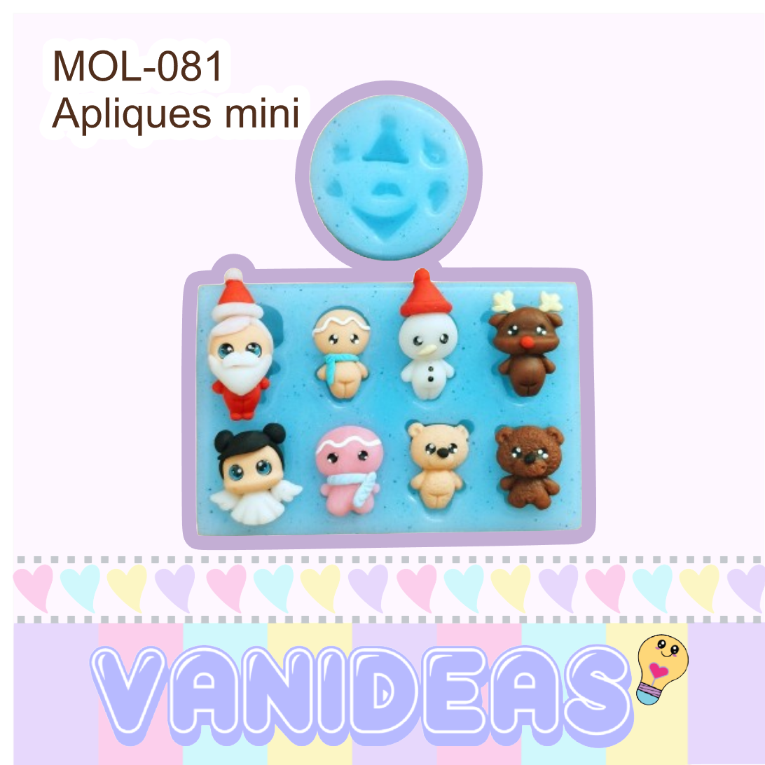 Molde 081 - Apliques mini