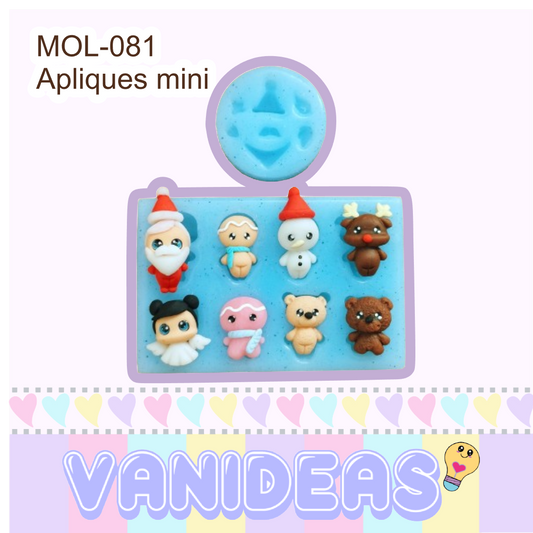 Molde 081 - Apliques mini