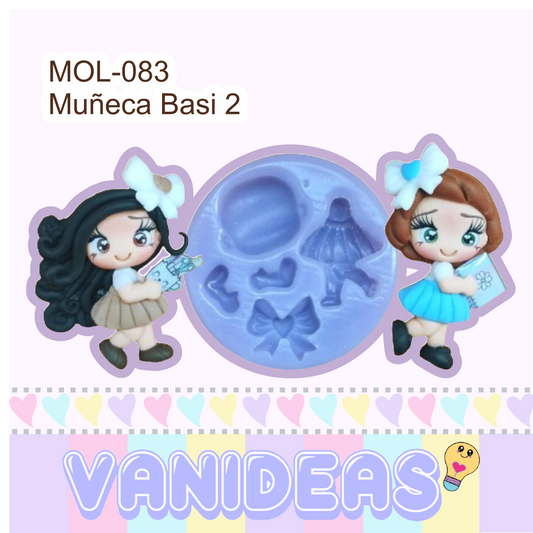 Molde 083 - Muñeca Basi 2