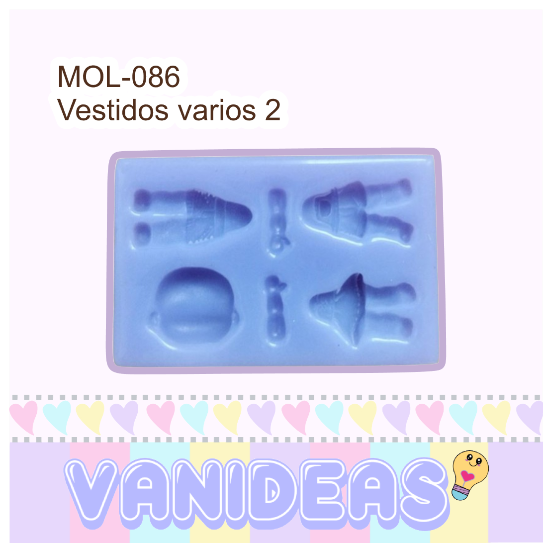 Molde 086 - Vestidos varios 2