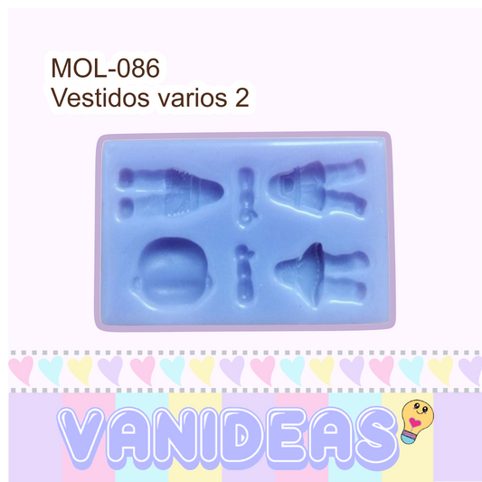 Molde 086 - Vestidos varios 2