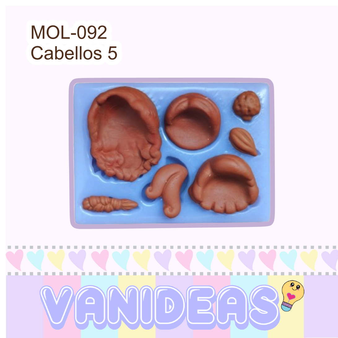 Molde 092 - Cabellos 5