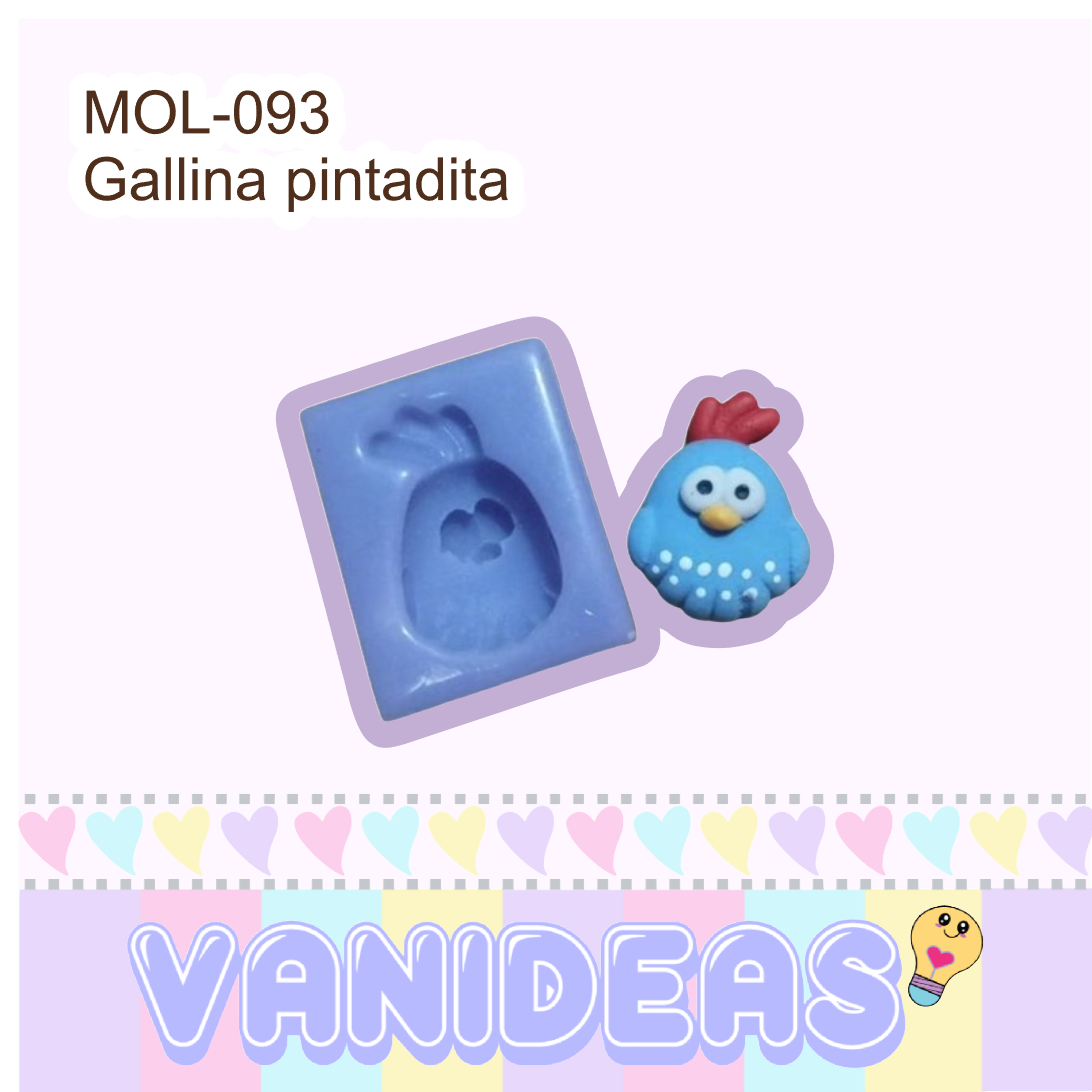 Molde 093 - Gallina pintadita