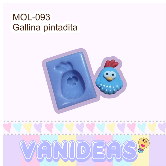 Molde 093 - Gallina pintadita