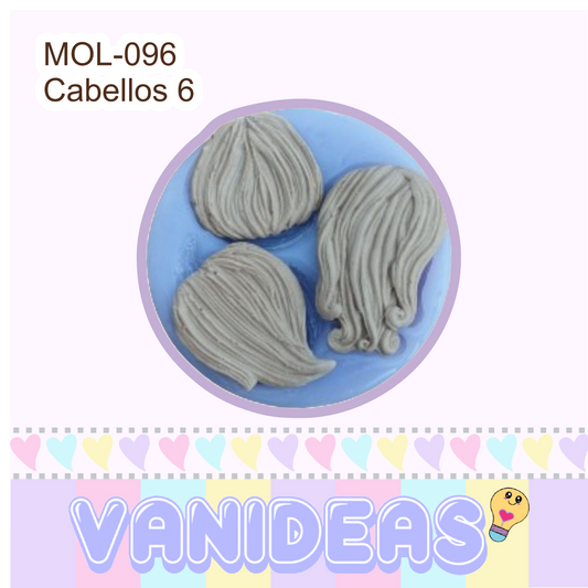 Molde 096 - Cabellos 6