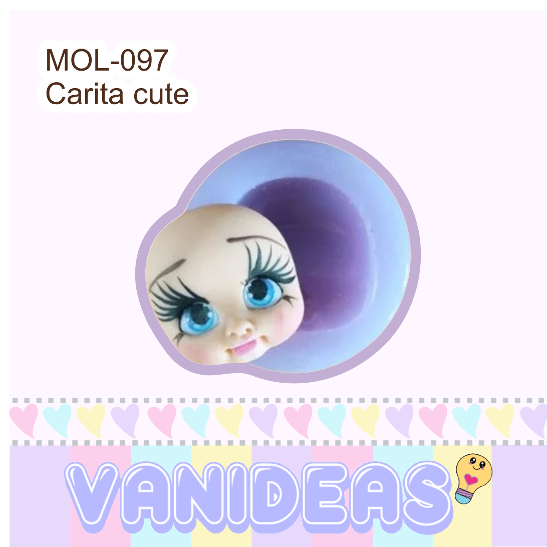 Molde 097 - Carita cute