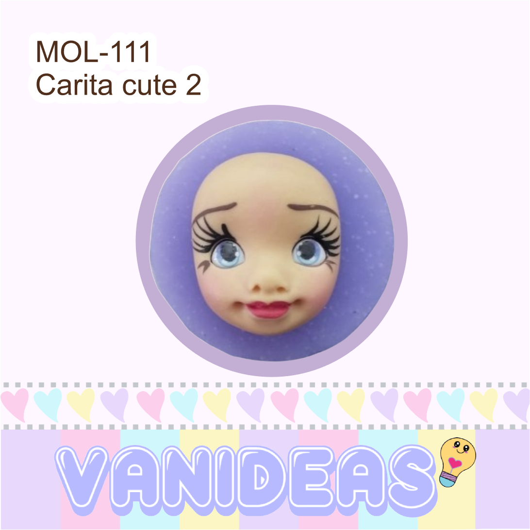 Molde 111 - Carita cute 2 (2cm de alto)