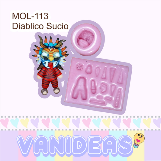 Molde 113 - Diablico Sucio