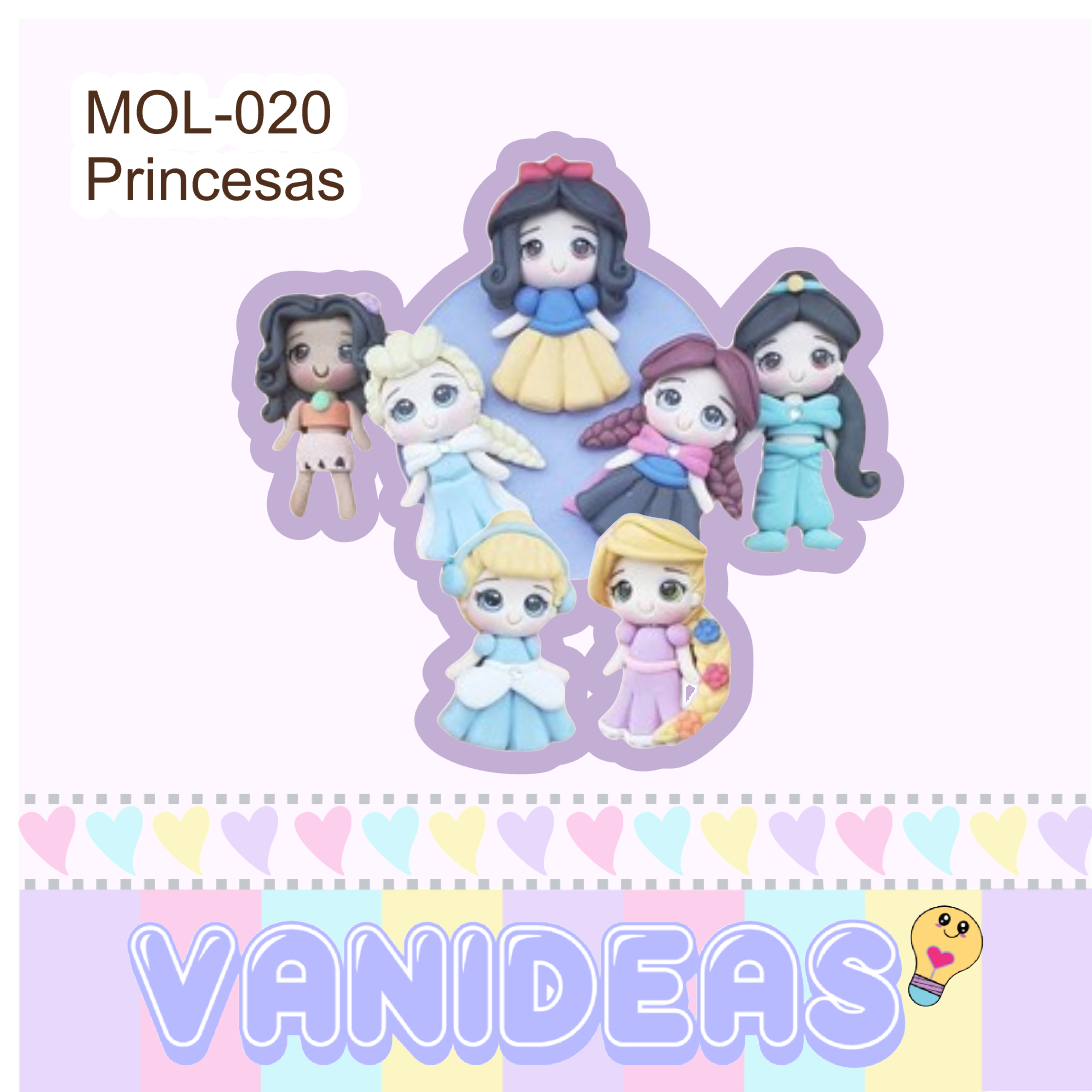 Molde 020 - Princesas