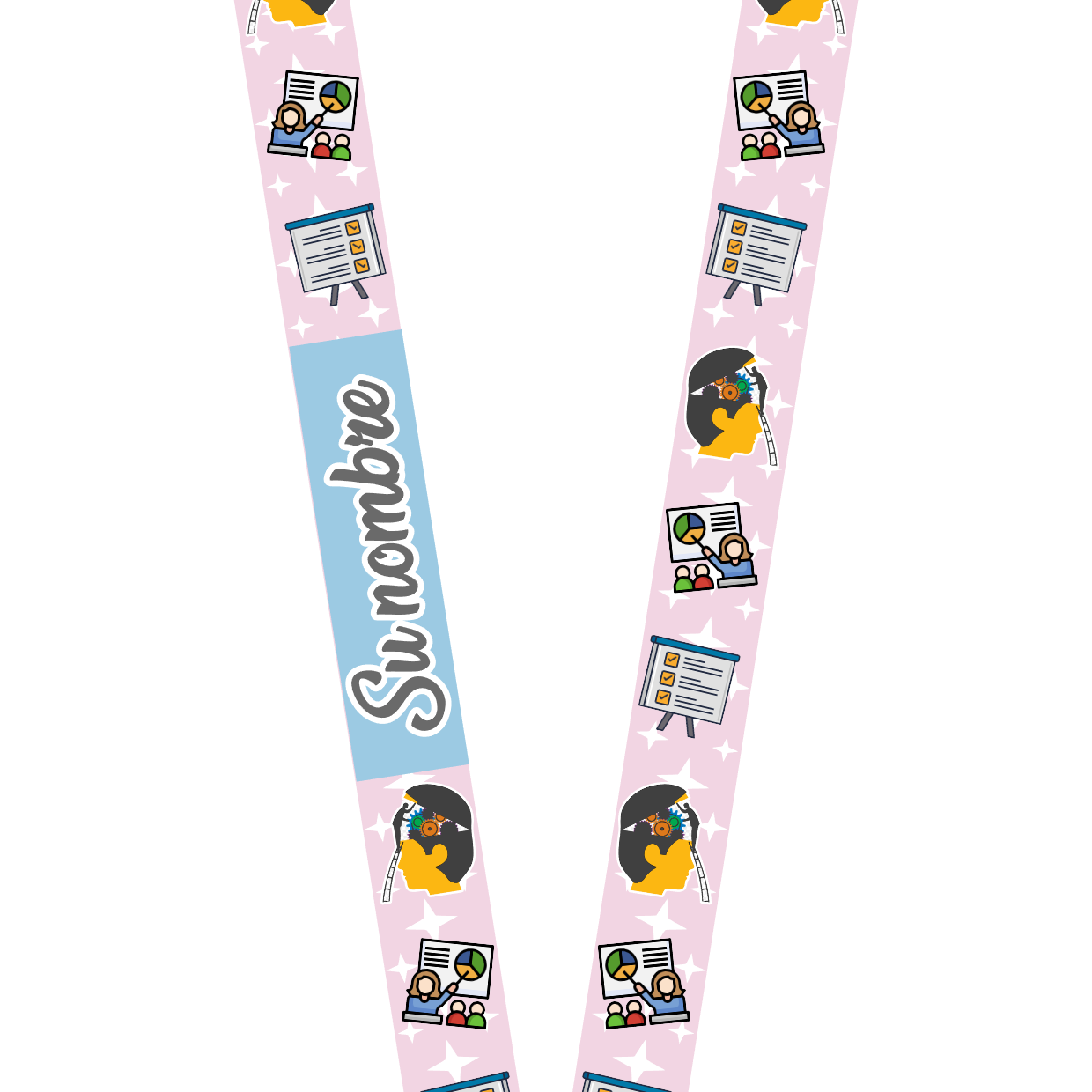 Lanyard de profesiones - Capacitador 1