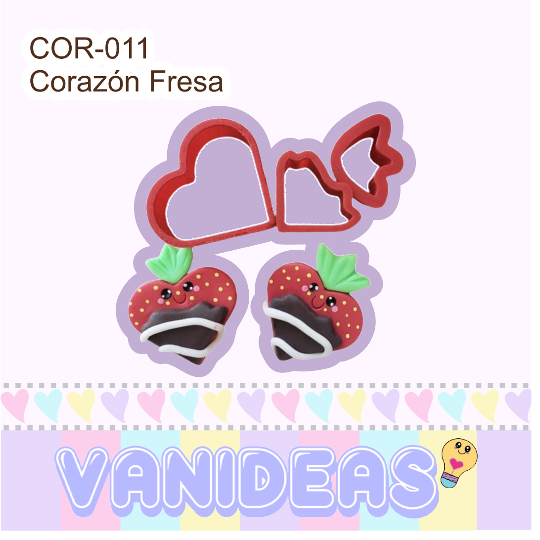 COR011 - Corazón Fresa