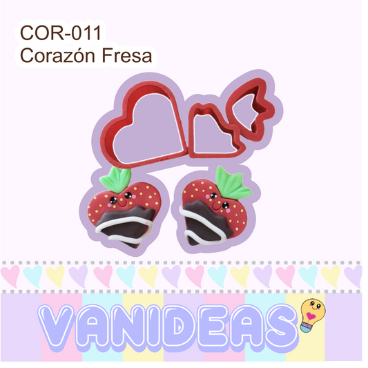 COR011 - Corazón Fresa