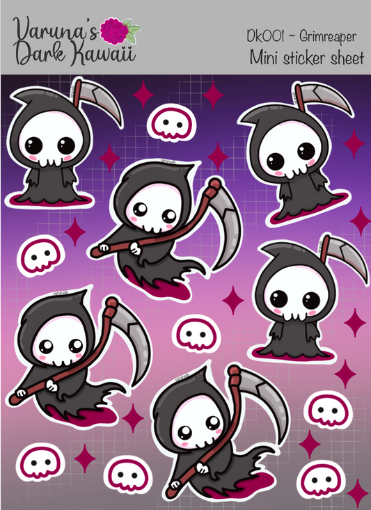 Sticker sheet - Grimreaper