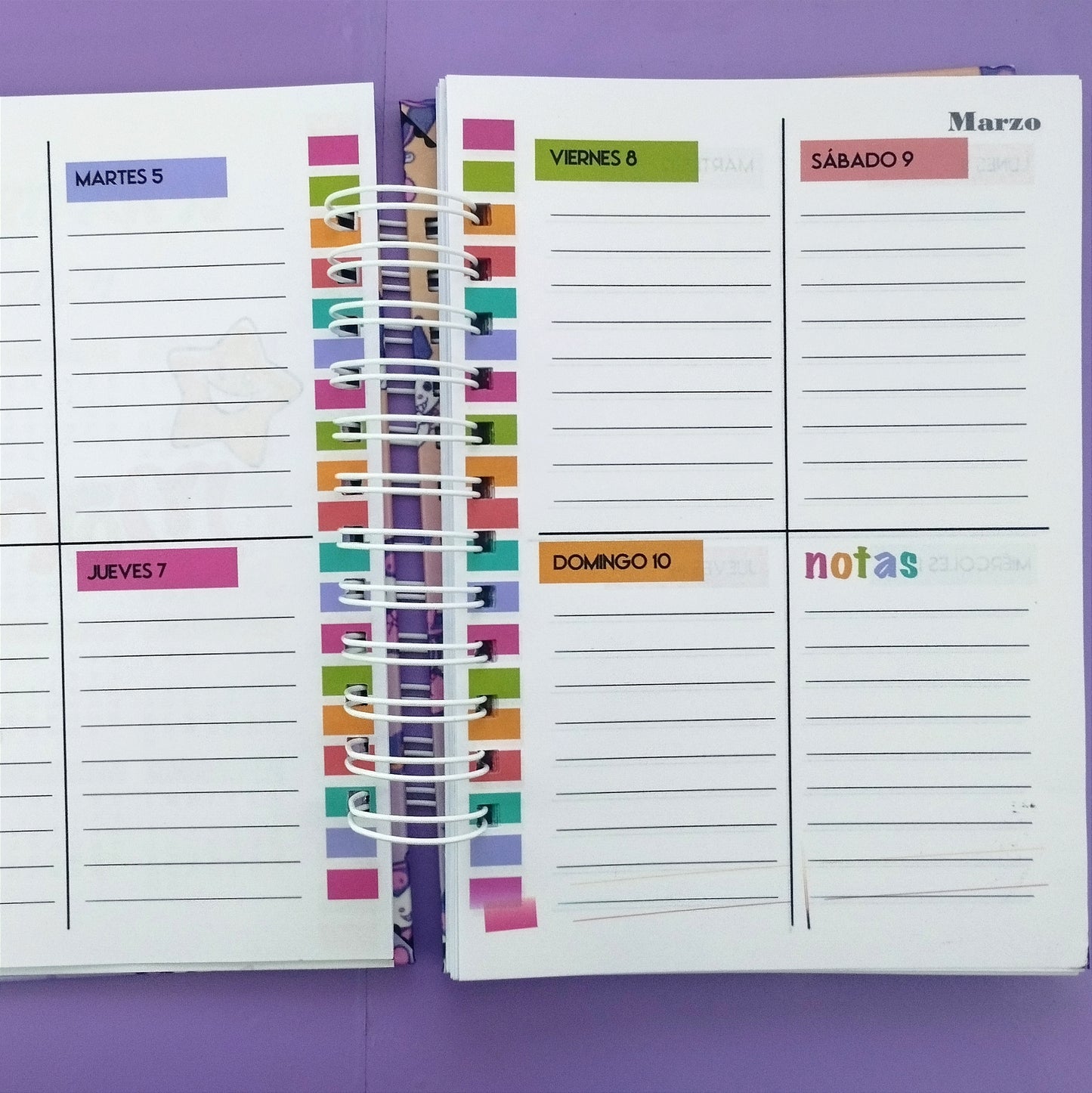 Agenda temática personalizada