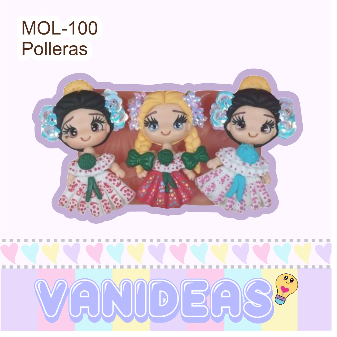 Molde 100 - Polleras