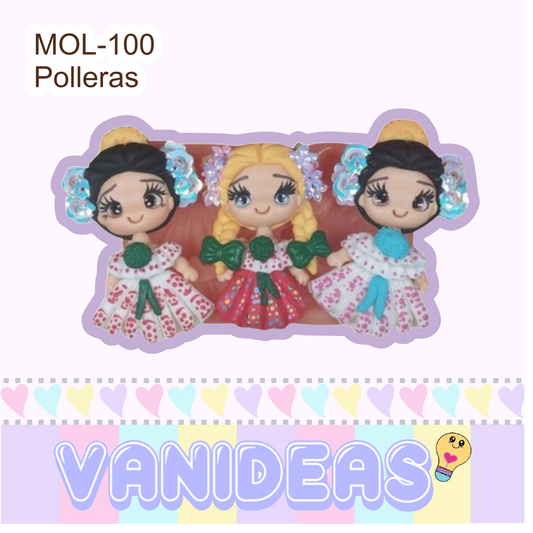 Molde 100 - Polleras