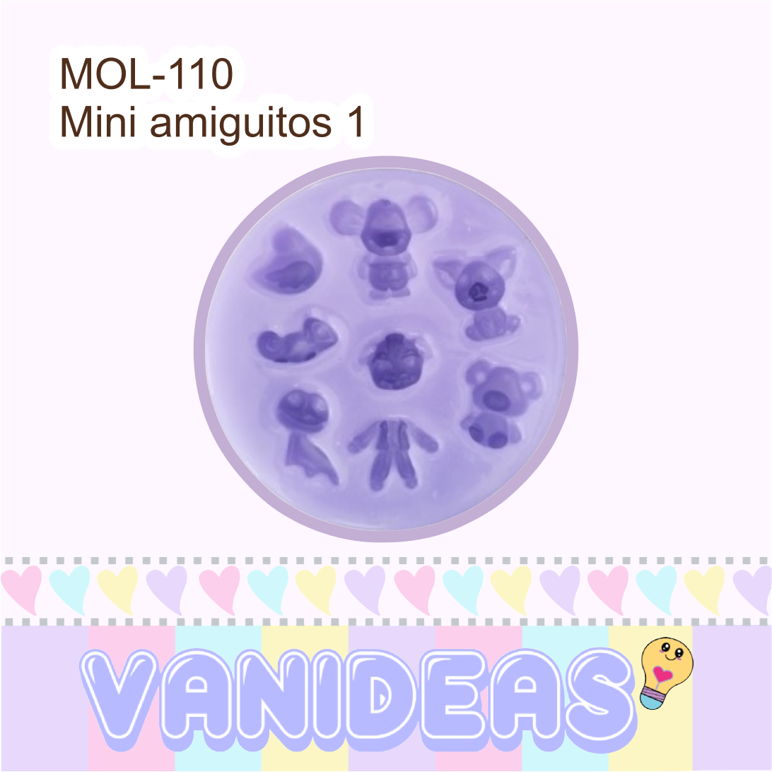 Molde 110 - Mini amiguitos 1