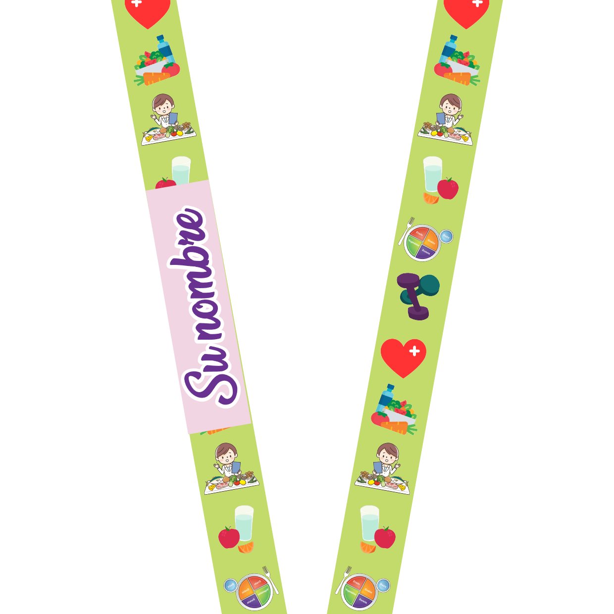 Lanyard de Profesiones - Nutricionista 1