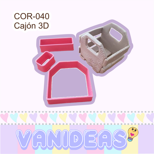 COR040 - Cajón 3D