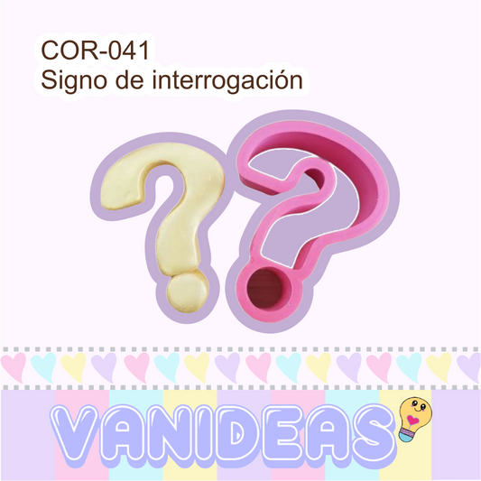 COR041 - Signo de interrogación